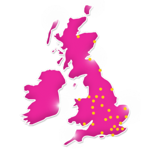 Hairspray the Musical UK Tour Map